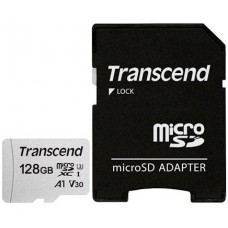 Transcend 128GB MicroSD 300S U1 Class10+SD adapter